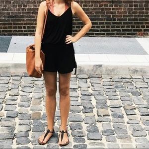 Black Jersey Brandy Melville romper